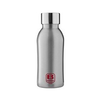 photo B Bottles Twin - Silver Brushed - 350 ml - Double wall thermal bottle in 18/10 stainless steel 1